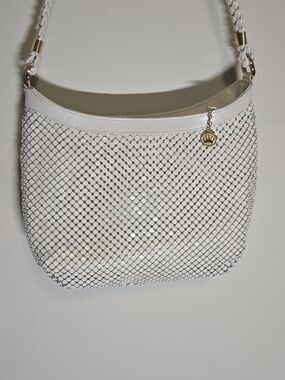 ✨ Vintage La Regale Cream Mesh Shoulder Bag ✨